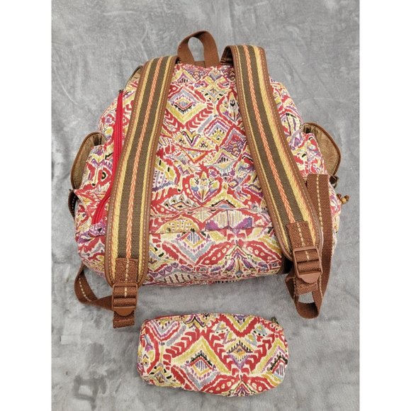 Sakroots Artist‎ Circle Flap Backpack Bag With Matching Pouch, Drawstring main image 8